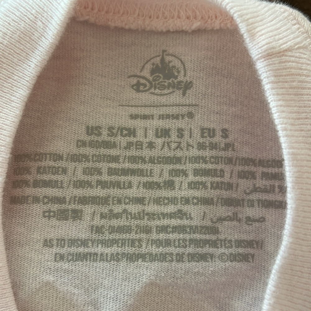 Disneyland Jersey rare pink and gold size S - Picture 7 of 11